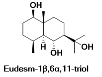 食药用真菌来源先导活性物质(Eudesm-1β,6α, 11-triol)